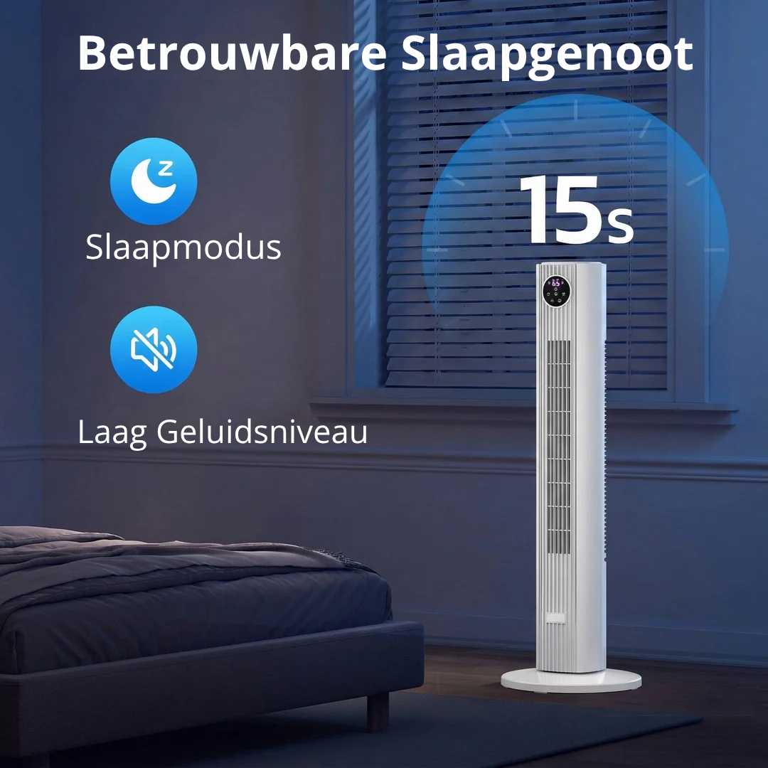 Portable air conditioner - powerful tower fan for bedroom and living room