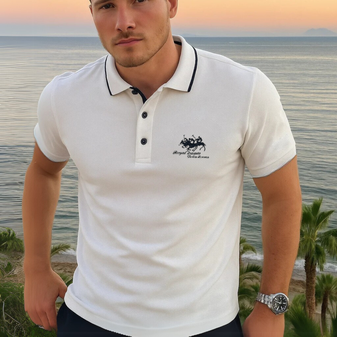 Atticus | Polka-Dot Polo Shirt