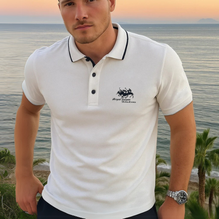 Atticus | Polka-Dot Polo Shirt