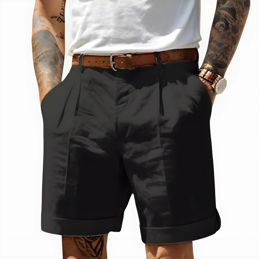 Isaac | Belted Shorts