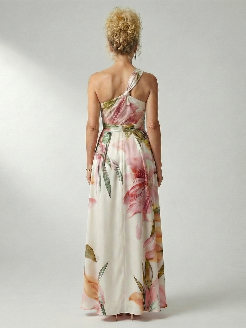 Talia | Floral Halter Maxi Dress