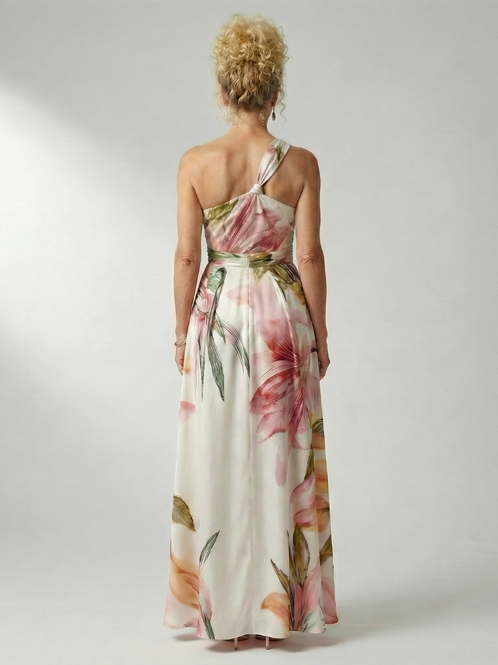 Talia | Floral Halter Maxi Dress