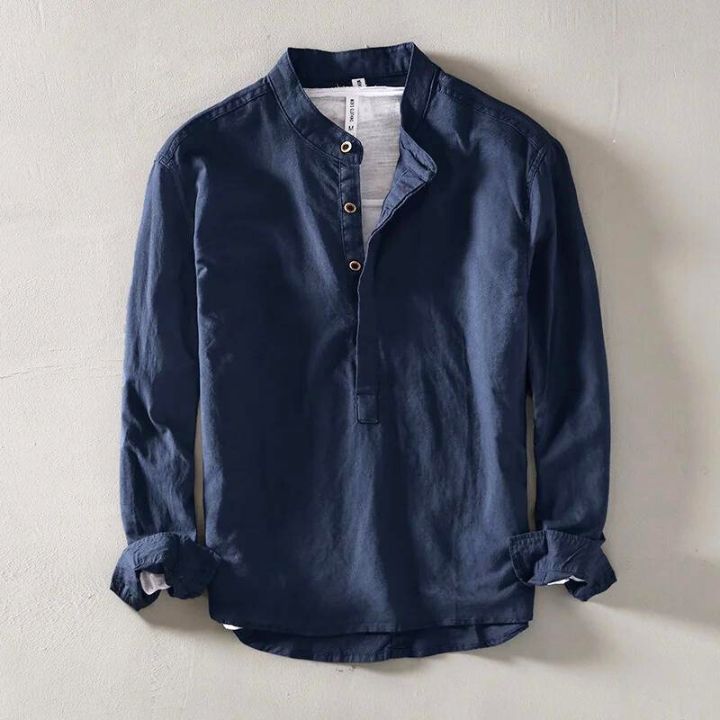 Garrett | Button-Front Collared Summer Shirt
