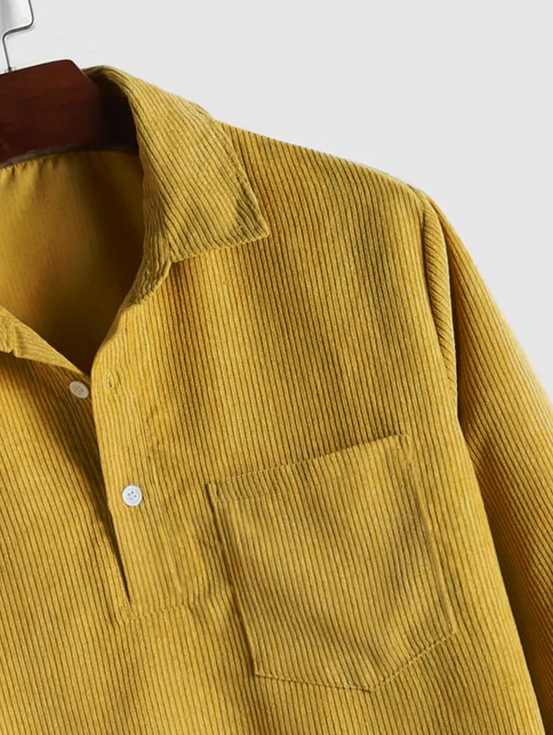 Hamish | Button-Front Long-Sleeve Summer Shirt