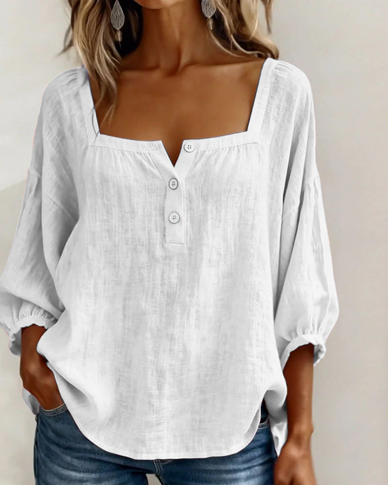 Clemence | Collared Blouse