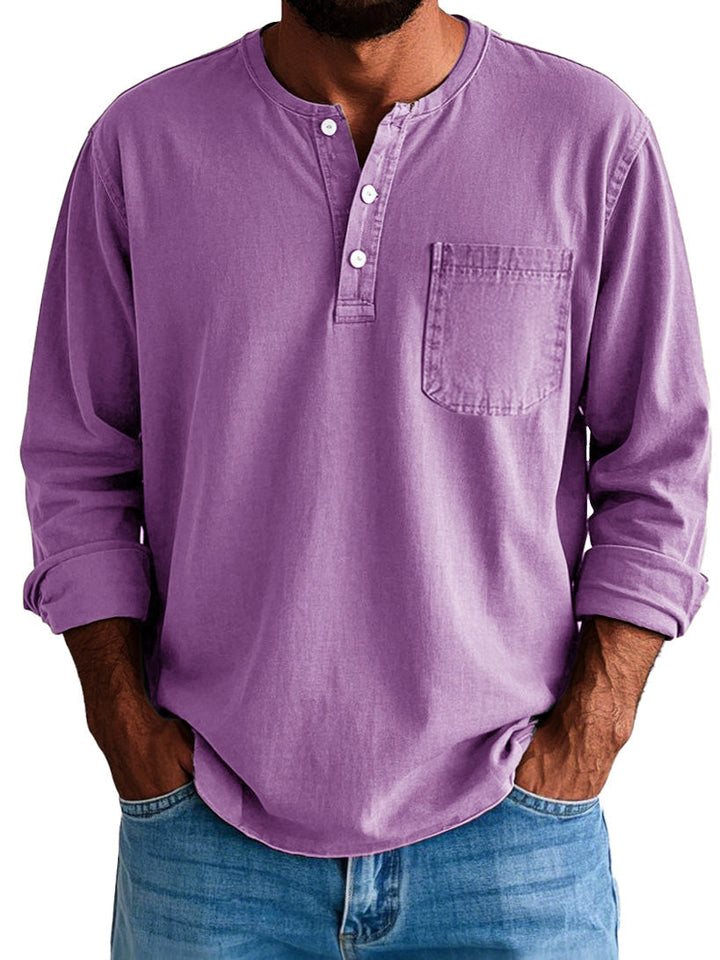 Nico | Tiered Collared Summer Shirt
