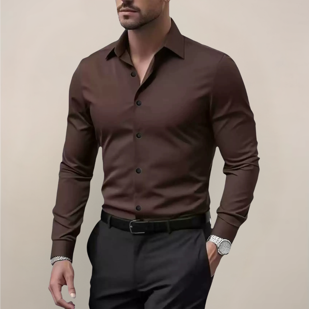 Boris | Button-Front Collared Summer Shirt