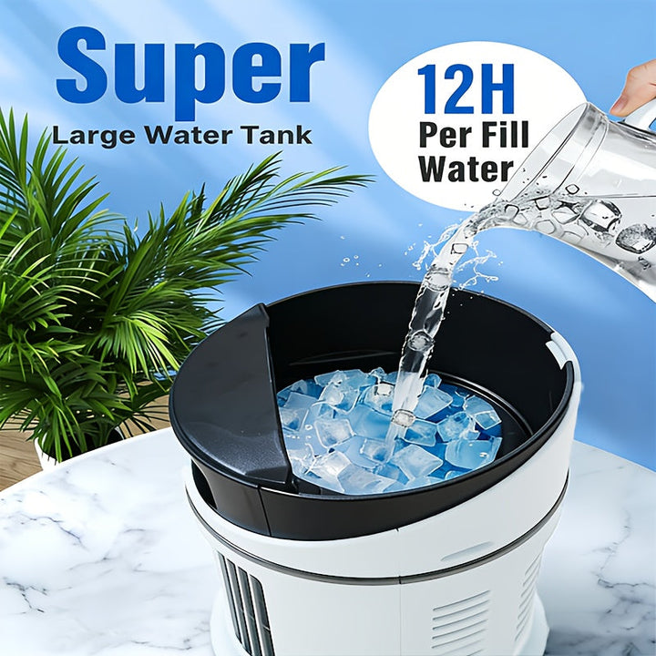 Portable Mist Cooling Fan - Adjustable, Quiet - Home & Outdoor Use
