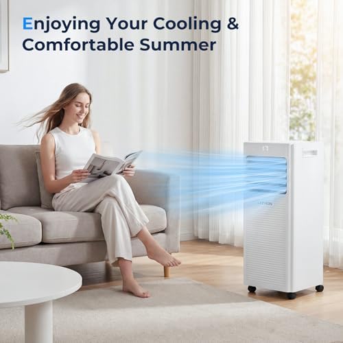 9000 BTU Portable Air Conditioner Dehumidifier Fan Summer
