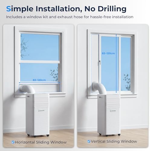 9000 BTU Portable Air Conditioner Dehumidifier Fan Summer