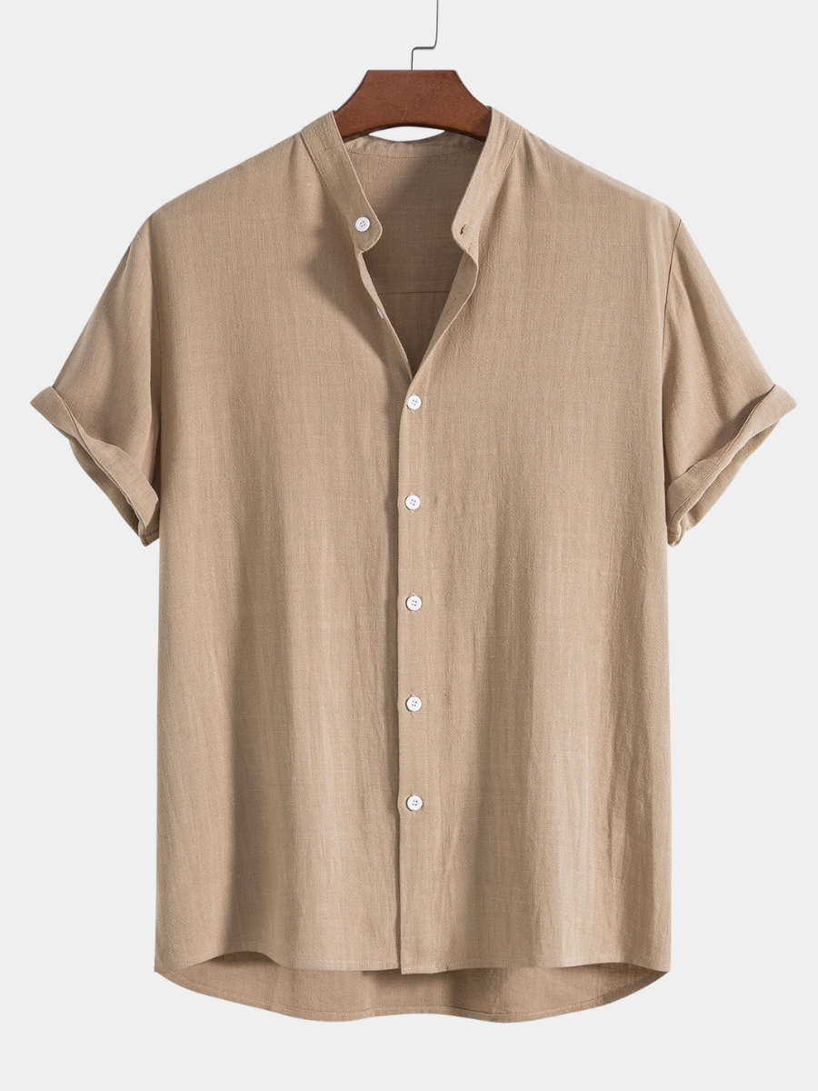 Giles | Button-Front Collared Two-Piece Set