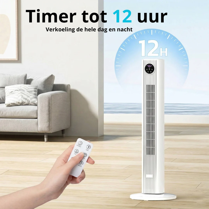 Portable air conditioner - powerful tower fan for bedroom and living room
