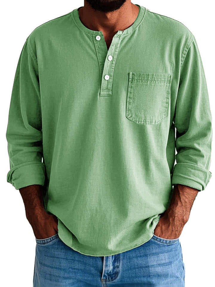 Nico | Tiered Collared Summer Shirt