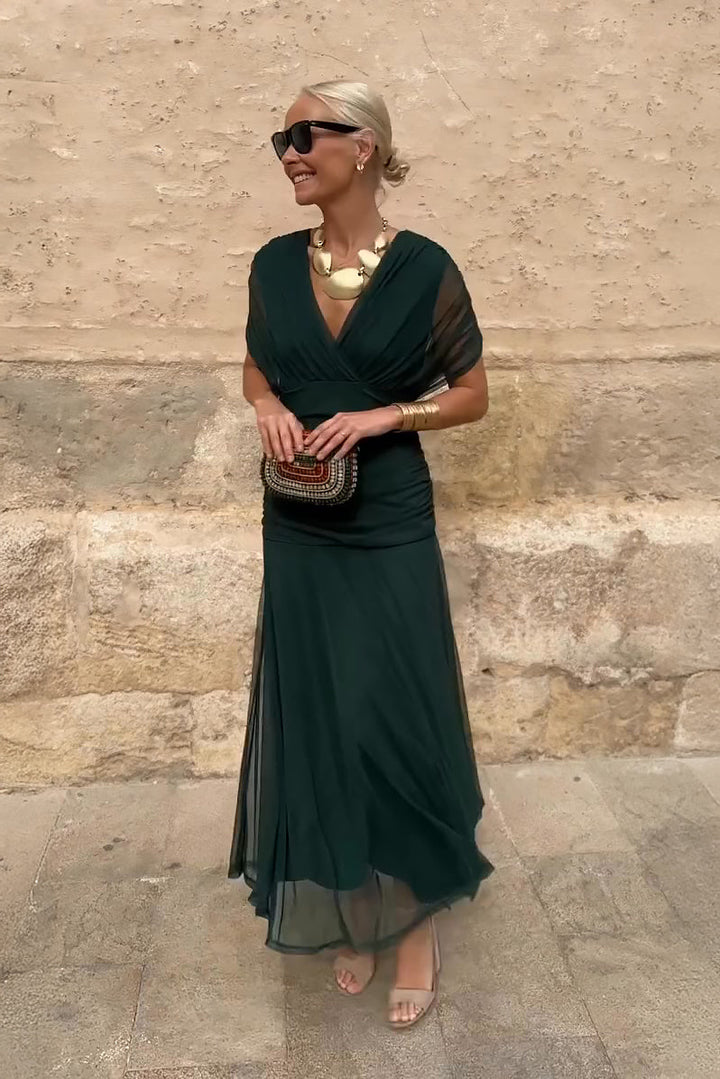 Noa | Pleated Maxi Dress