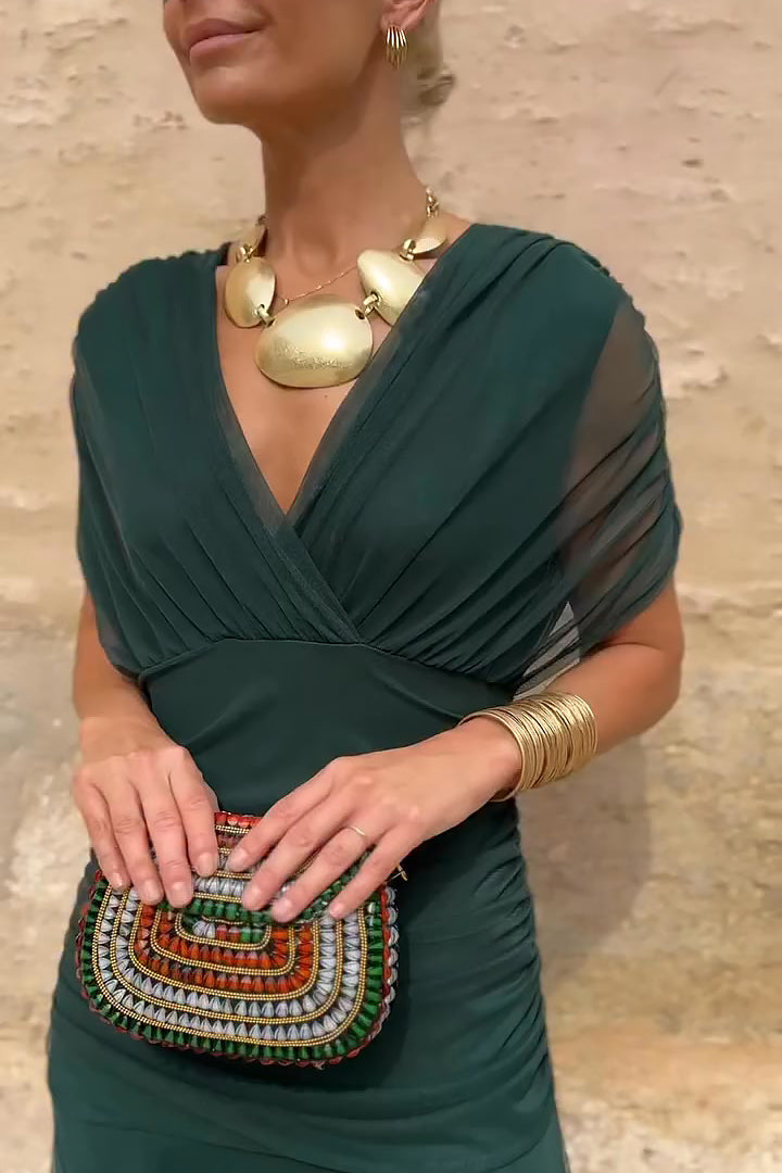 Noa | Pleated Maxi Dress