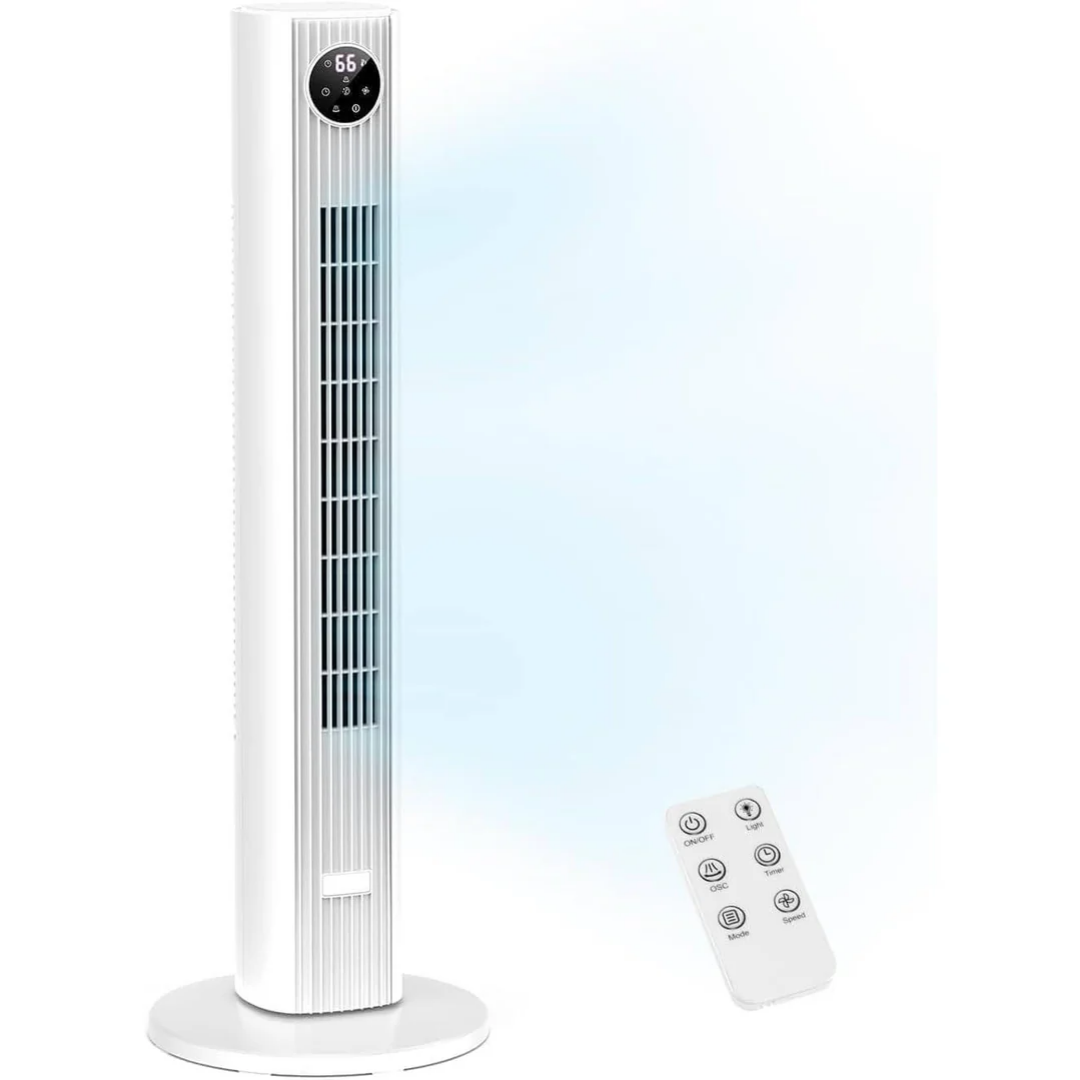 Portable air conditioner - powerful tower fan for bedroom and living room