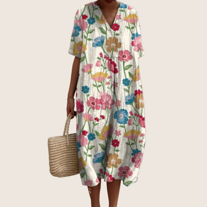 Fleur | Floral Midi Dress