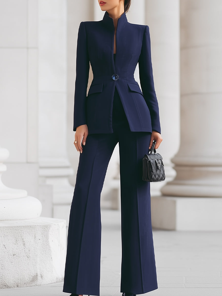 Pearl | Polka-Dot Tailored Two-Piece Set