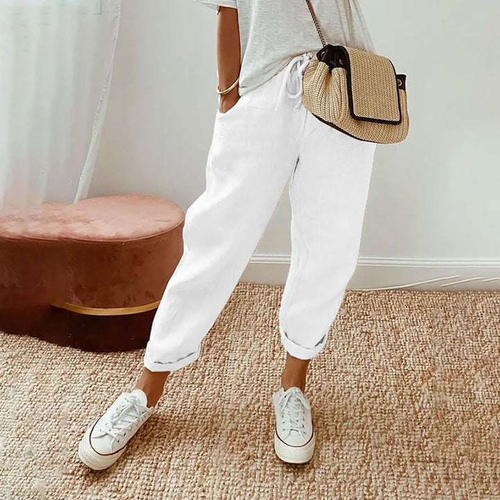 Anaïs | Printed Drawstring Trousers