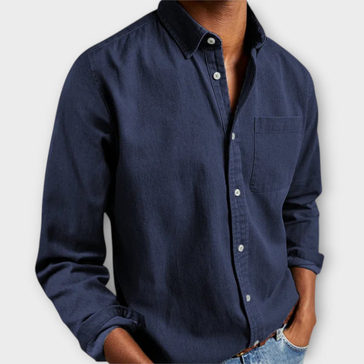 Oliver | Button-Front Collared Summer Shirt