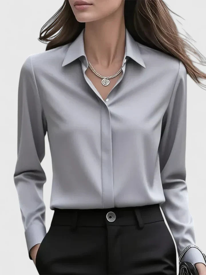 Mariana | Button-Front Collared Blouse