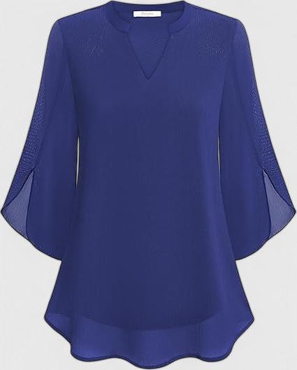 Francesca | A-Line V-Neck Blouse