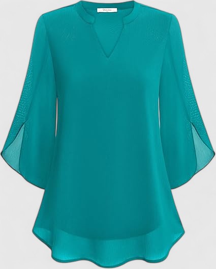Francesca | A-Line V-Neck Blouse