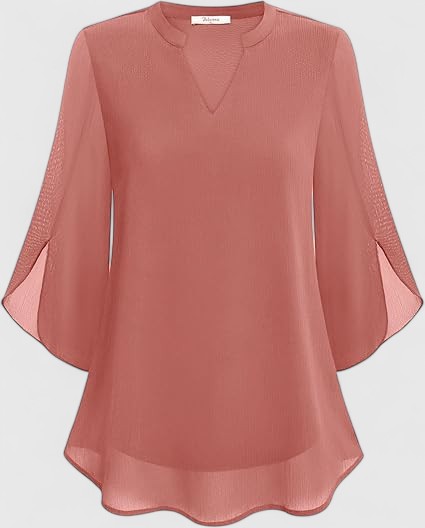 Francesca | A-Line V-Neck Blouse
