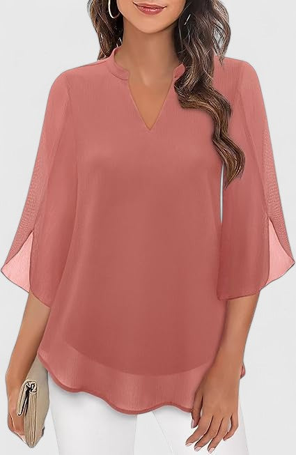 Francesca | A-Line V-Neck Blouse