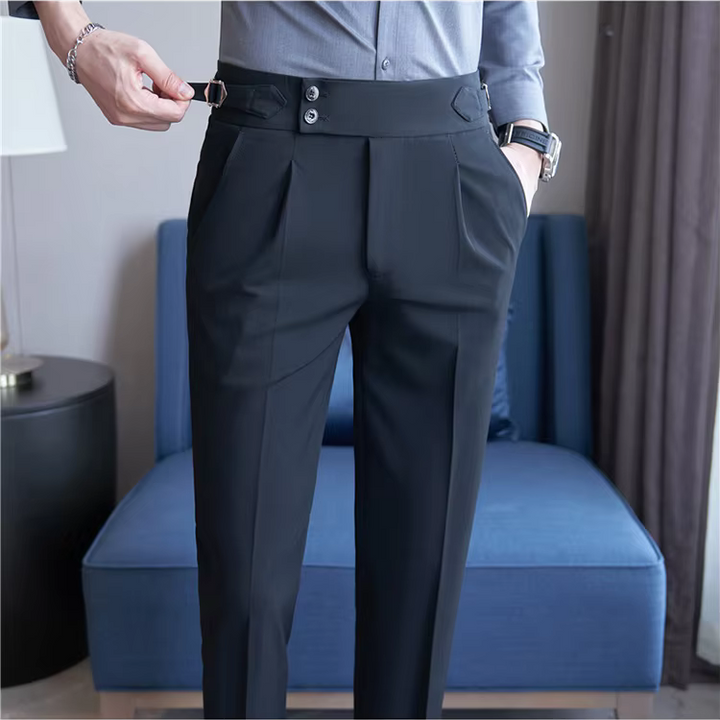 Benedikt | Pleated Trousers