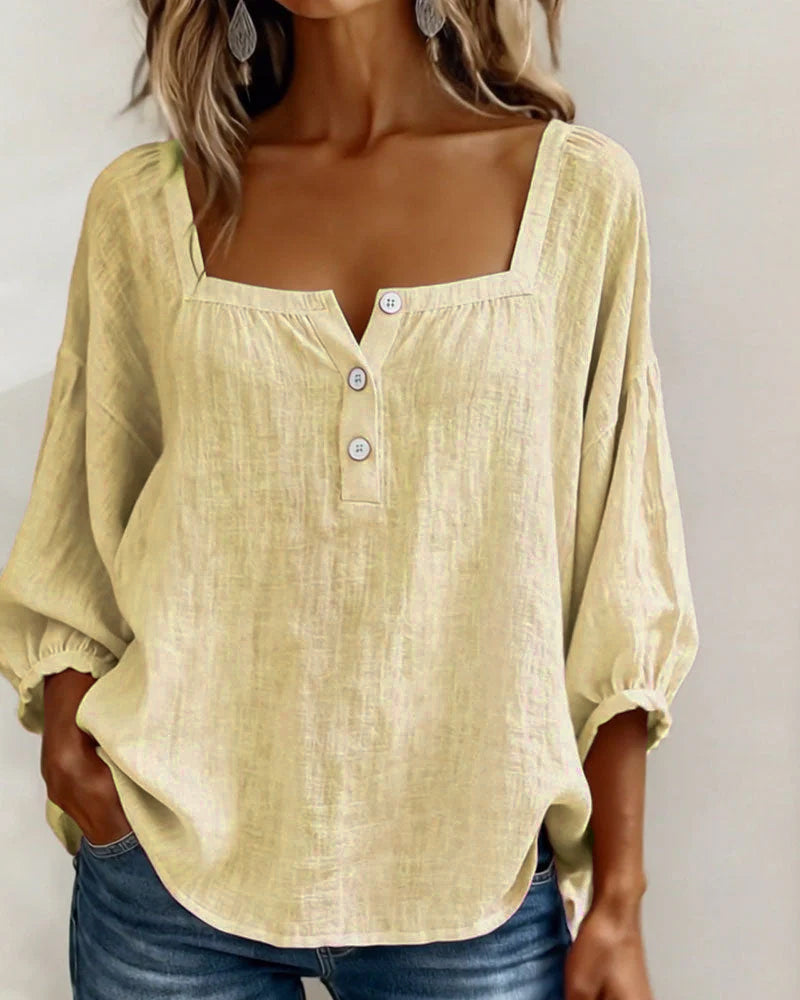 Clemence | Collared Blouse