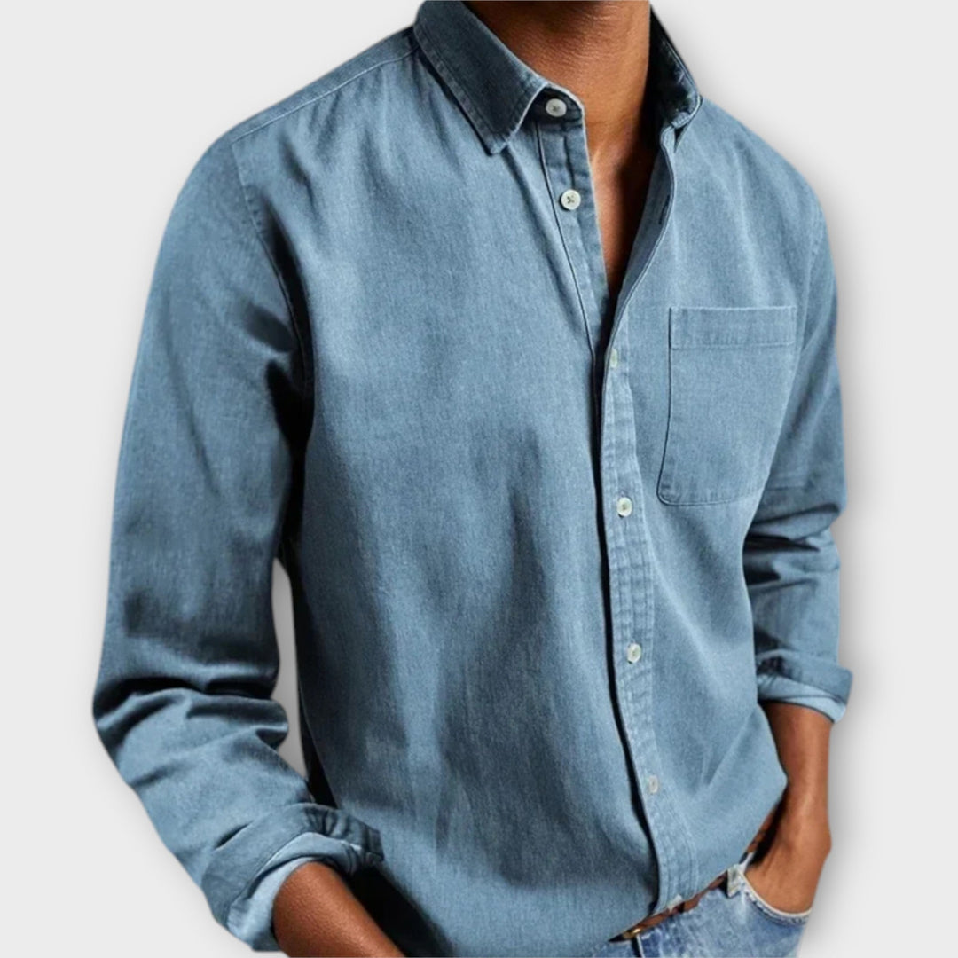 Oliver | Button-Front Collared Summer Shirt