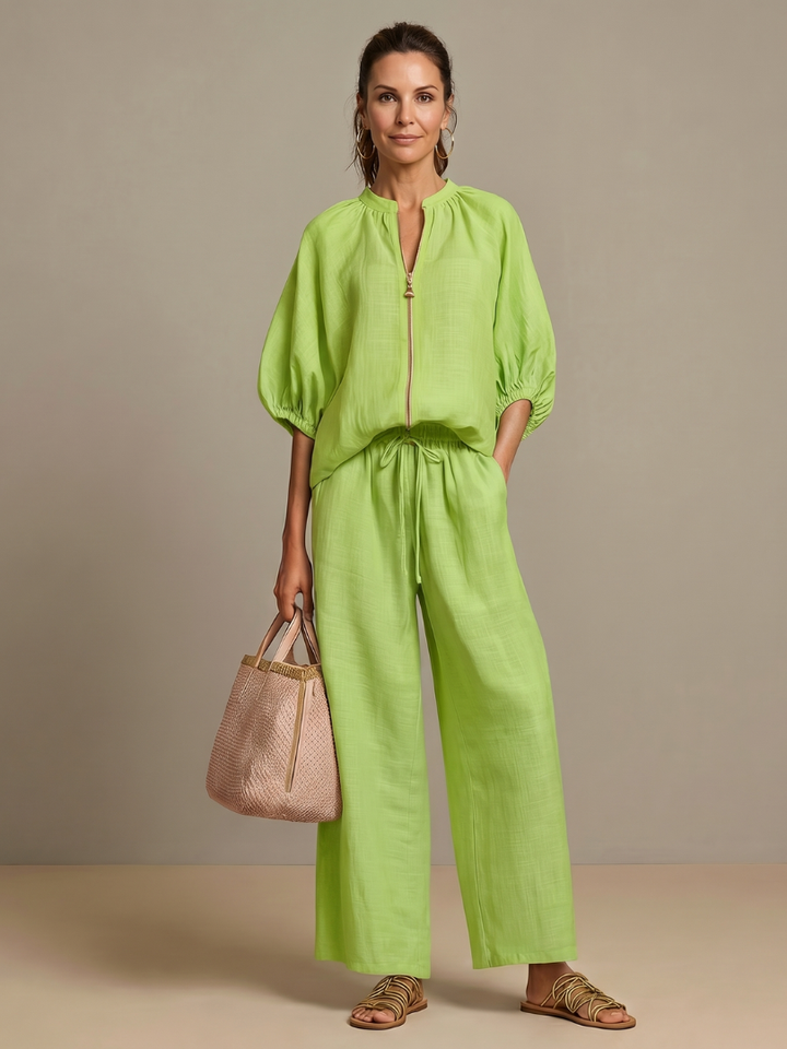 Kira | Wide-Leg Two-Piece Set