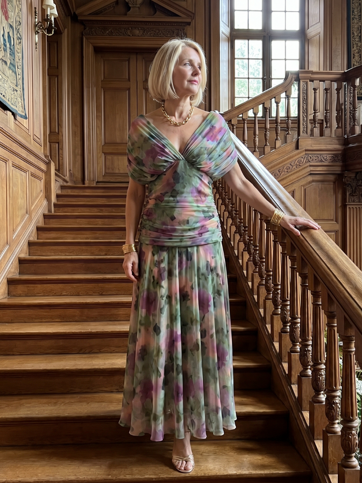 Annika | Off-Shoulder Midi Dress