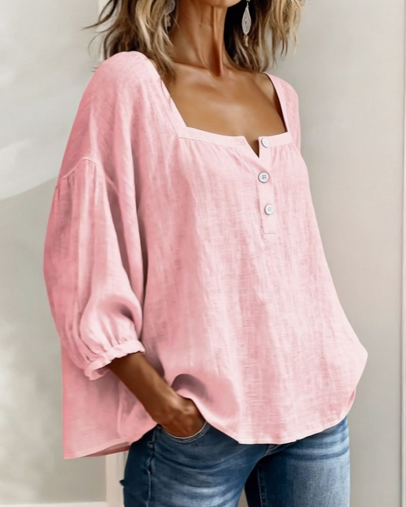 Clemence | Collared Blouse
