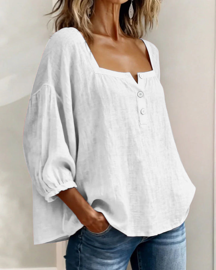 Clemence | Collared Blouse
