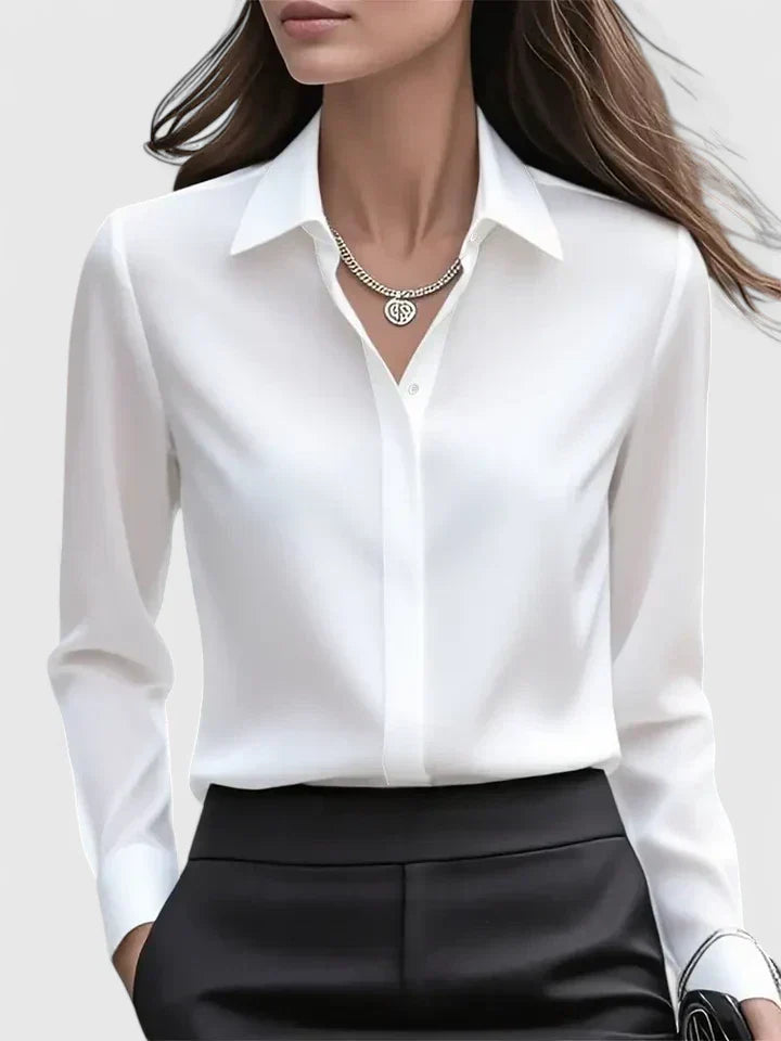Mariana | Button-Front Collared Blouse