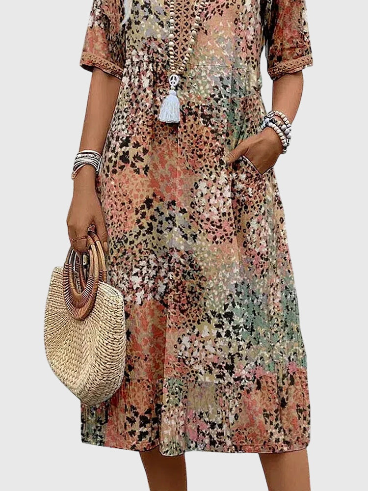 Seraphina | Floral Midi Dress