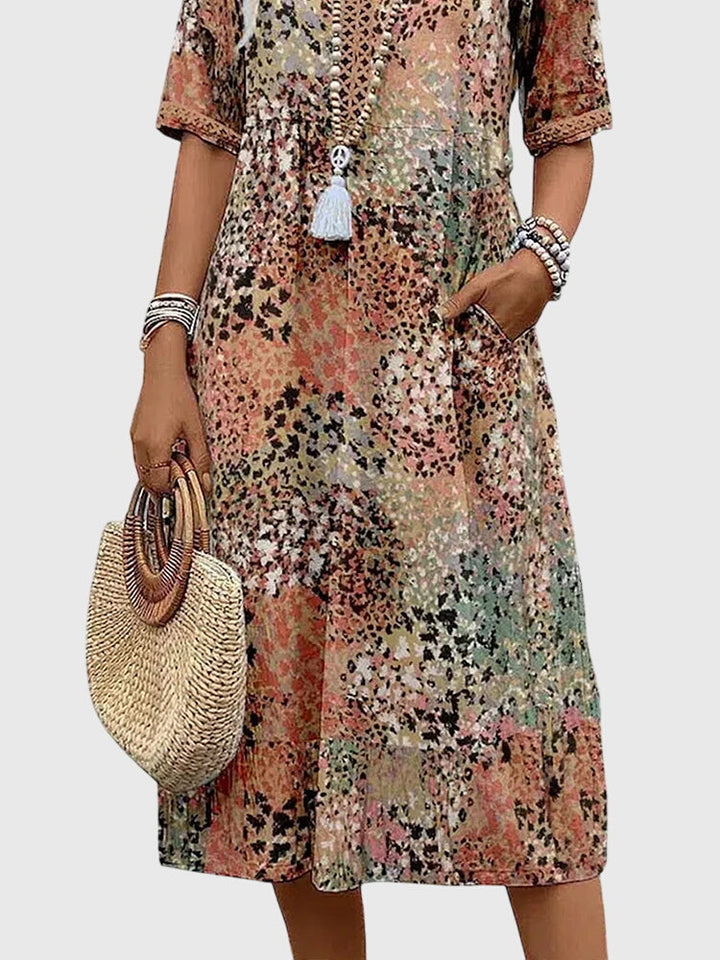 Seraphina | Floral Midi Dress