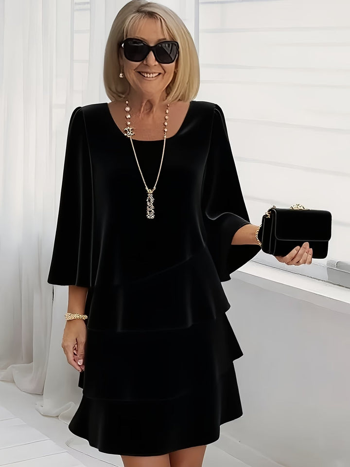 Tessa | A-Line Crew Neck Summer Dress