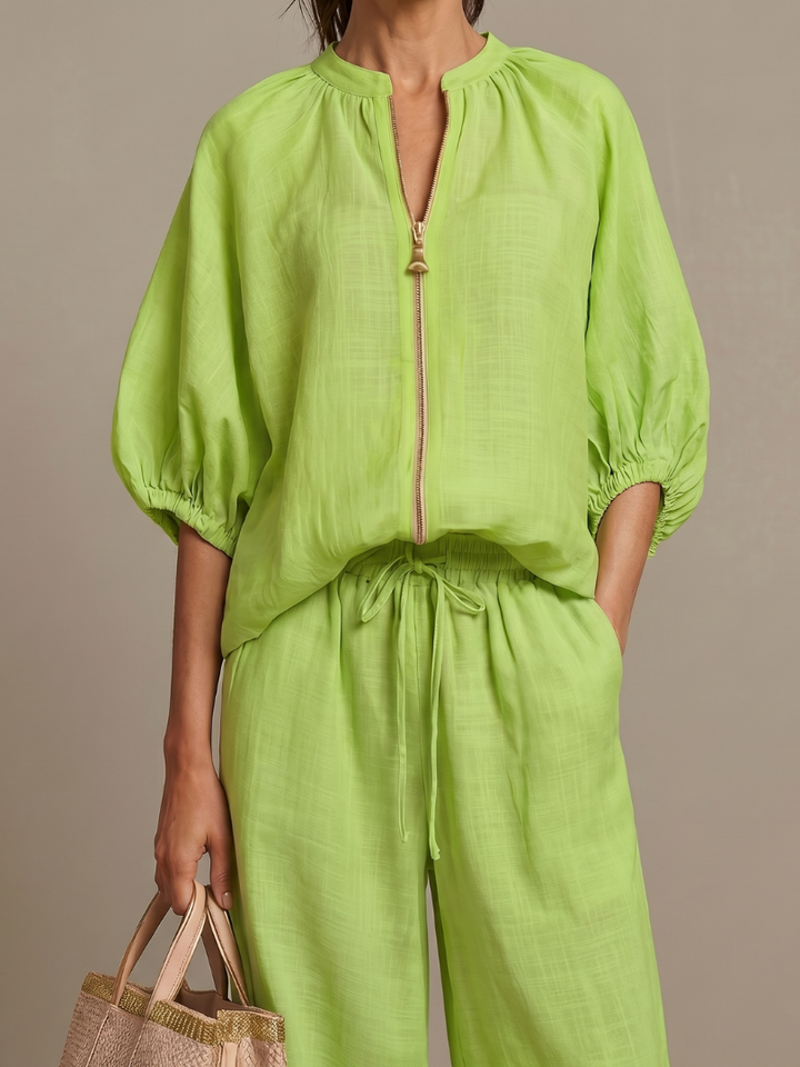 Kira | Wide-Leg Two-Piece Set