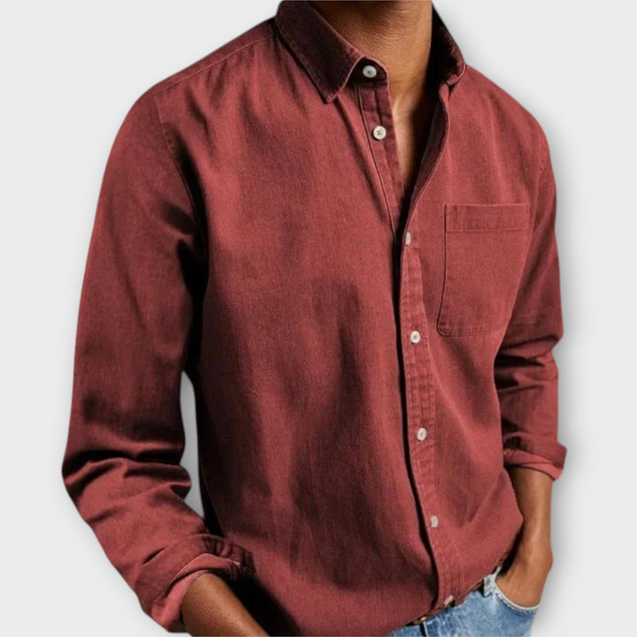 Oliver | Button-Front Collared Summer Shirt