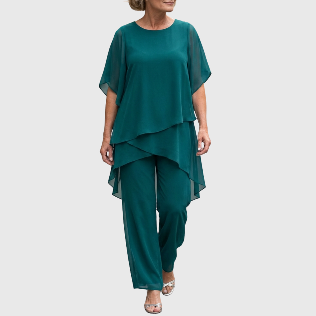 Dilys | Tailored Wide-Leg Trousers