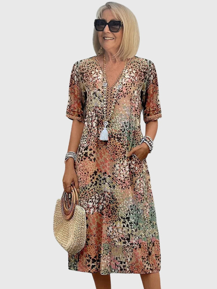 Seraphina | Floral Midi Dress