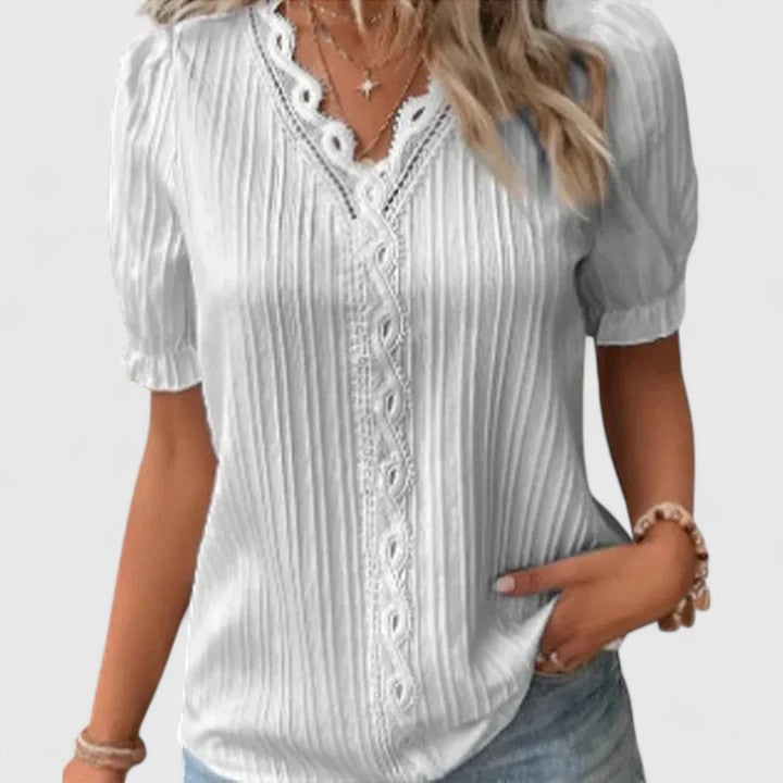 Fenella | V-Neck Blouse