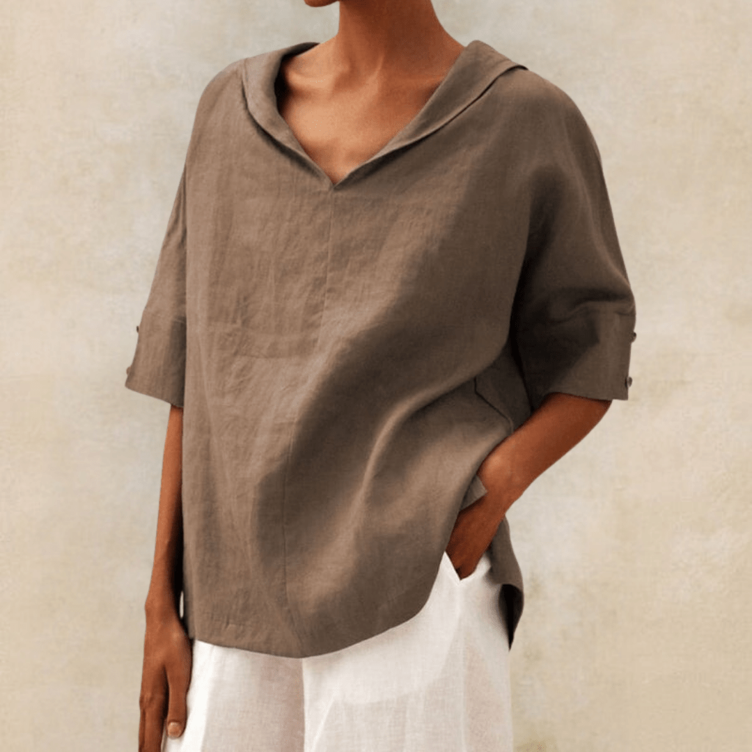 Esmee | Tailored V-Neck Blouse