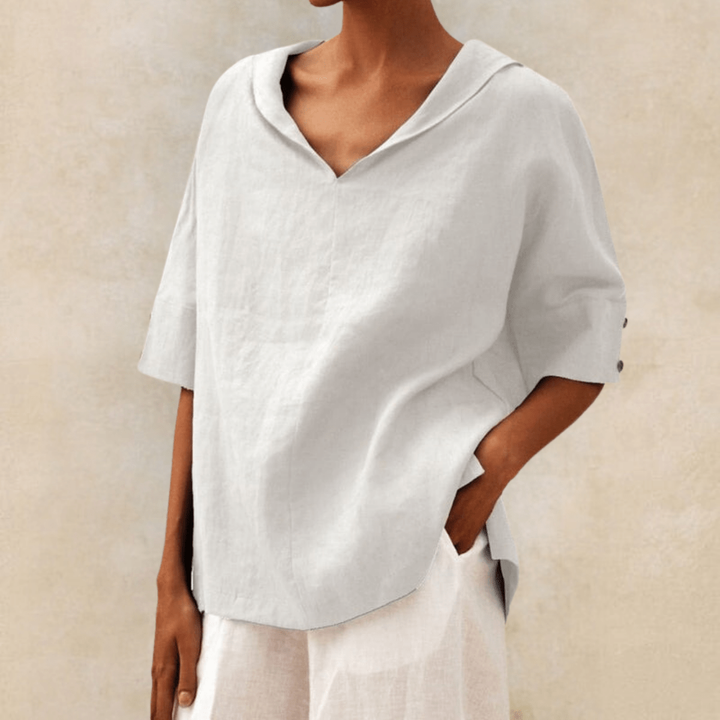 Esmee | Tailored V-Neck Blouse