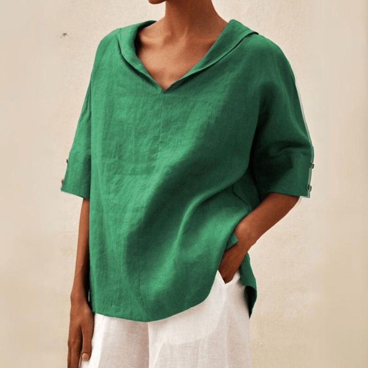 Esmee | Tailored V-Neck Blouse