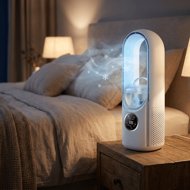 Bladeless Air Conditioner for Relaxing Nights.