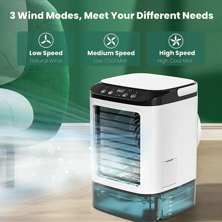 Aerovia Mobile Air Conditioner – 900 ml Water Tank & 3 Cooling Modes
